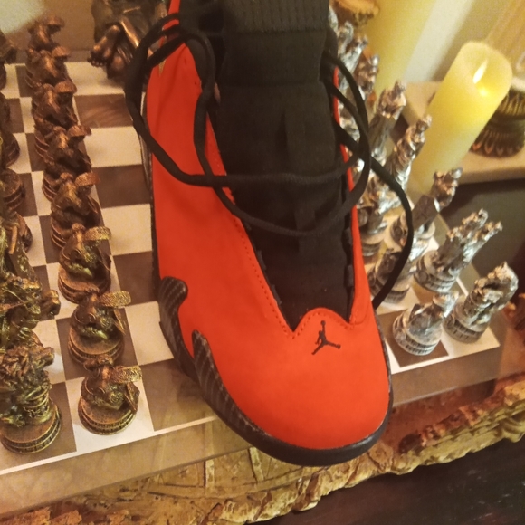 Very rare Jordan retro 14 Ferrari  From 2017 Worn Once - Picture 3 of 7